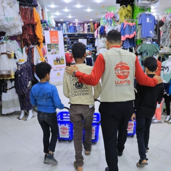 Providing Eid clothing for 550 orphans