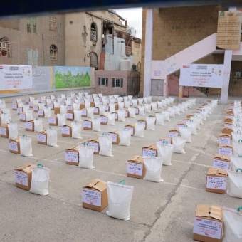 Reaching 400 Needy Families with Food Baskets