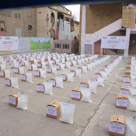 Reaching 400 Needy Families with Food Baskets