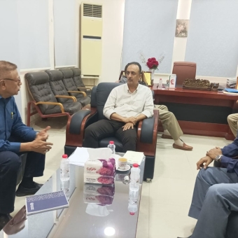 Aden Health Office Director General meets with the Integrated Project management delegation, commending the interventions