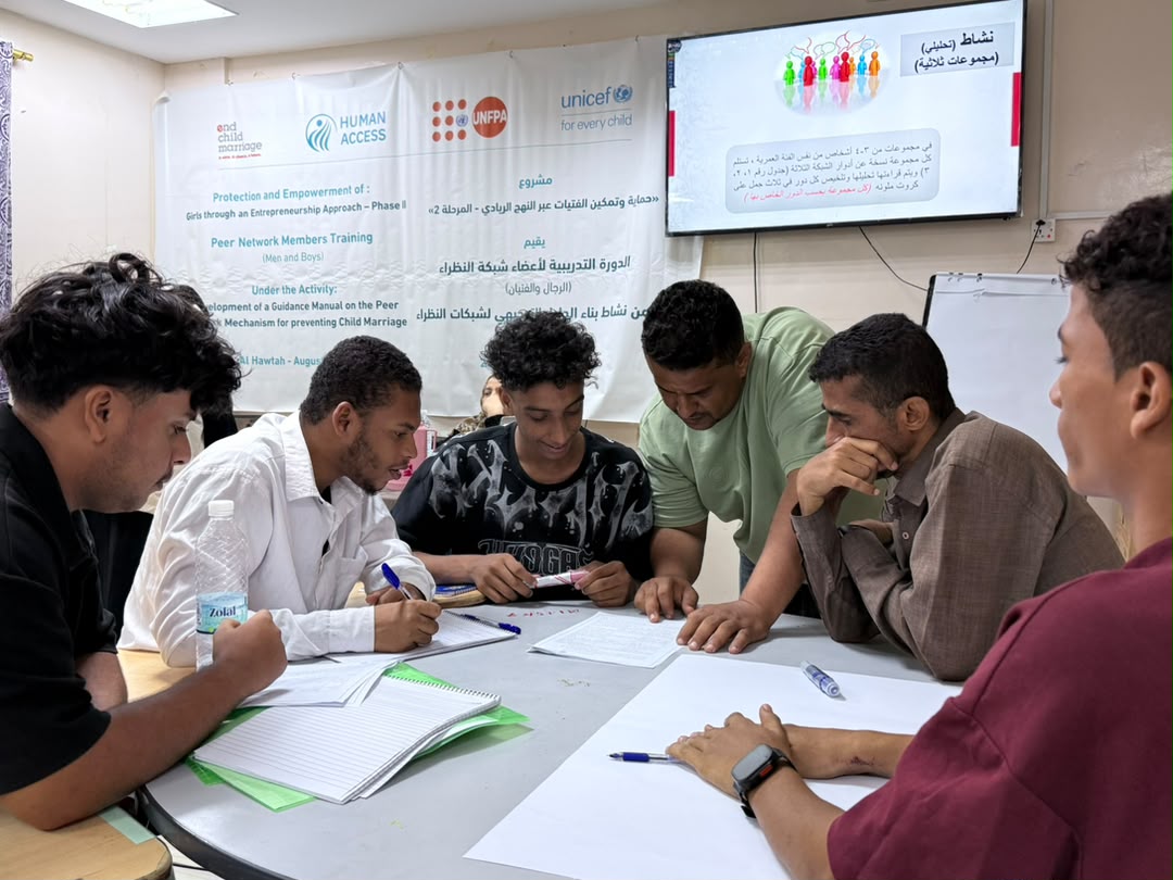 Training peer network members to enhance community responsibility for protecting and supporting girls