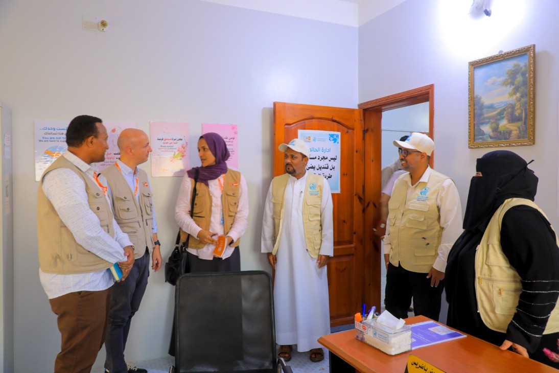 UN delegation visits the safe space in Mukalla, commends efforts of HUMAN ACCESS 
