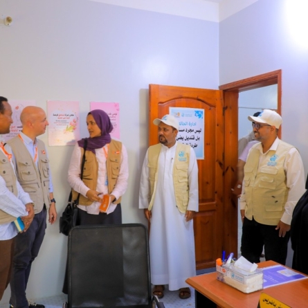 UN delegation visits the safe space in Mukalla, commends efforts of HUMAN ACCESS 