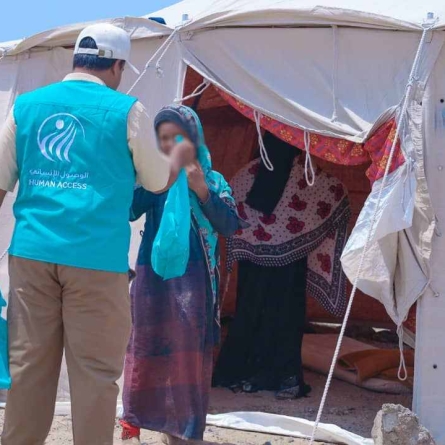 HUMAN ACCESS responds to needs of 200 displaced families in Emran Camp and Ras Emran village, Aden