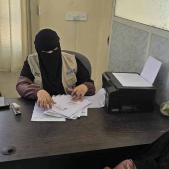 Marib: Vocational Empowerment Interviews Begin for 40 Women at Al-Mil Camp